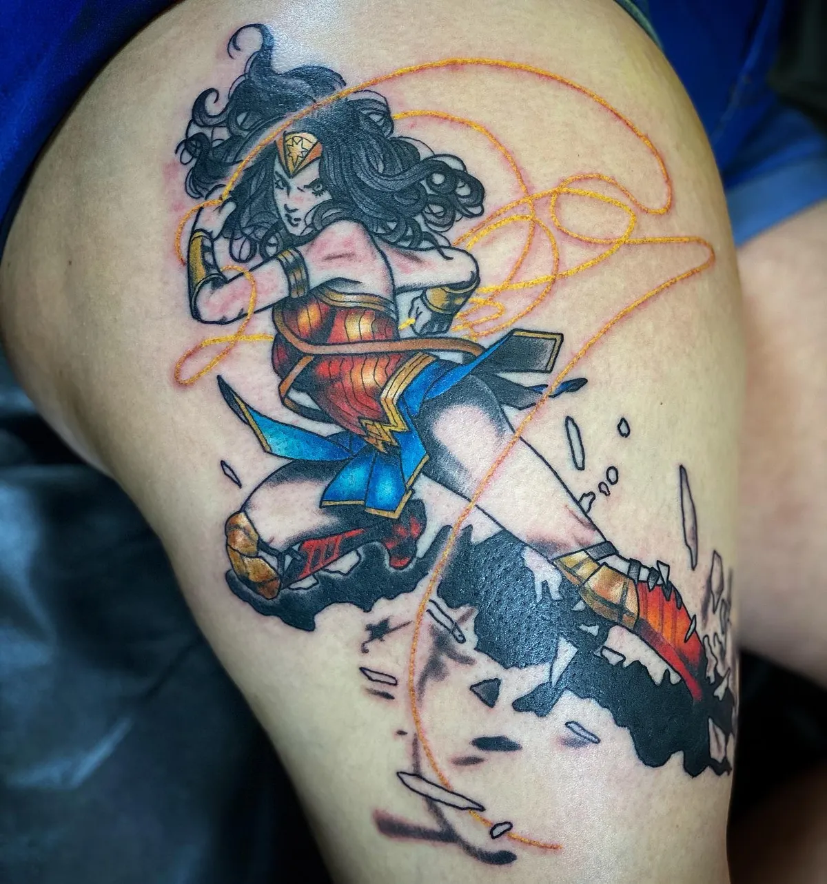 tattoo by Mathias Moretti at Golden Child Tattoo in Escondido