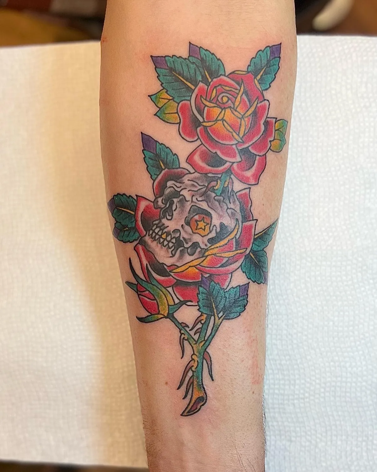 tattoo by Mathias Moretti at Golden Child Tattoo in Escondido