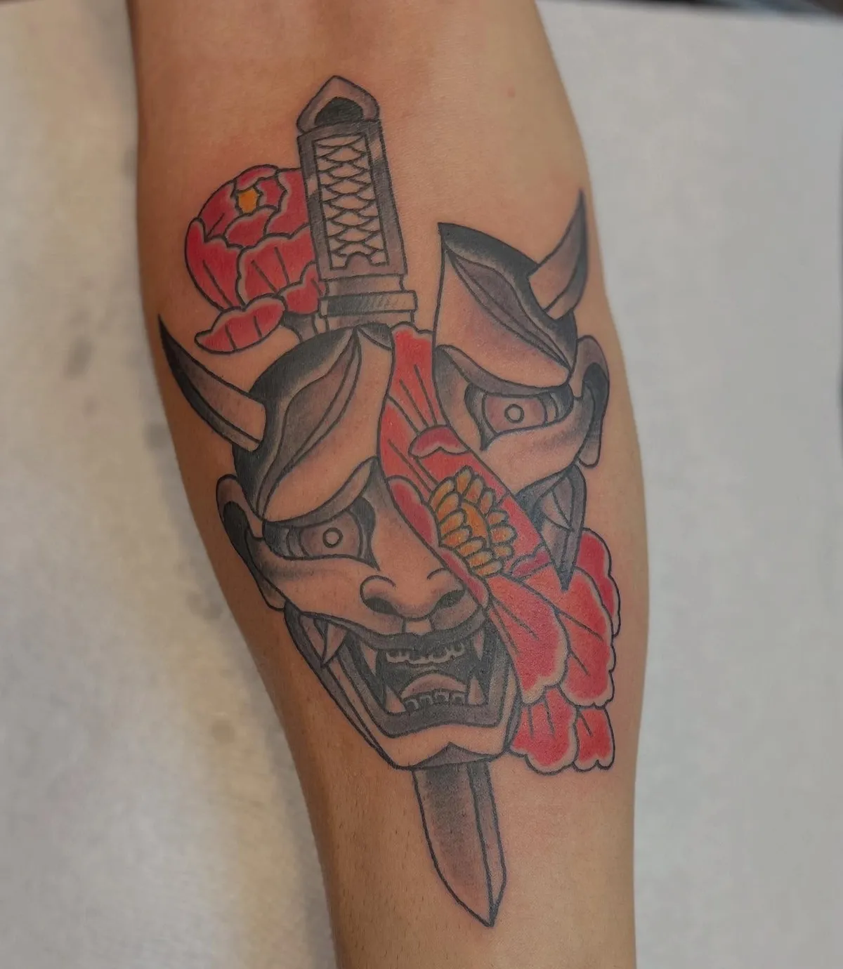 tattoo by Mathias Moretti at Golden Child Tattoo in Escondido