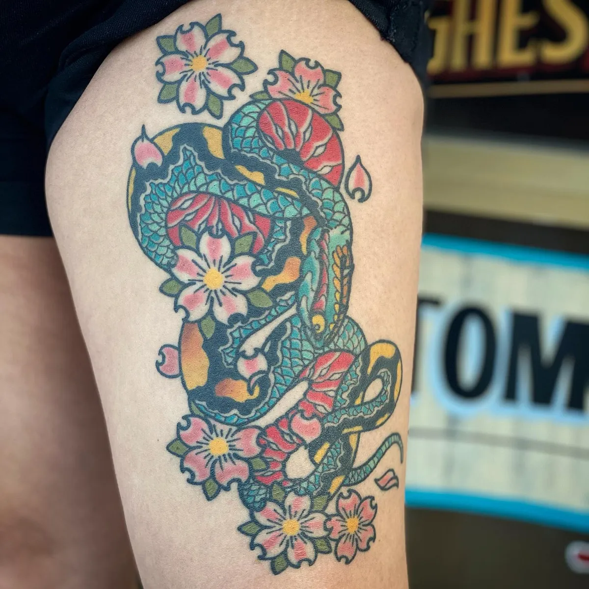 tattoo by Mathias Moretti at Golden Child Tattoo in Escondido