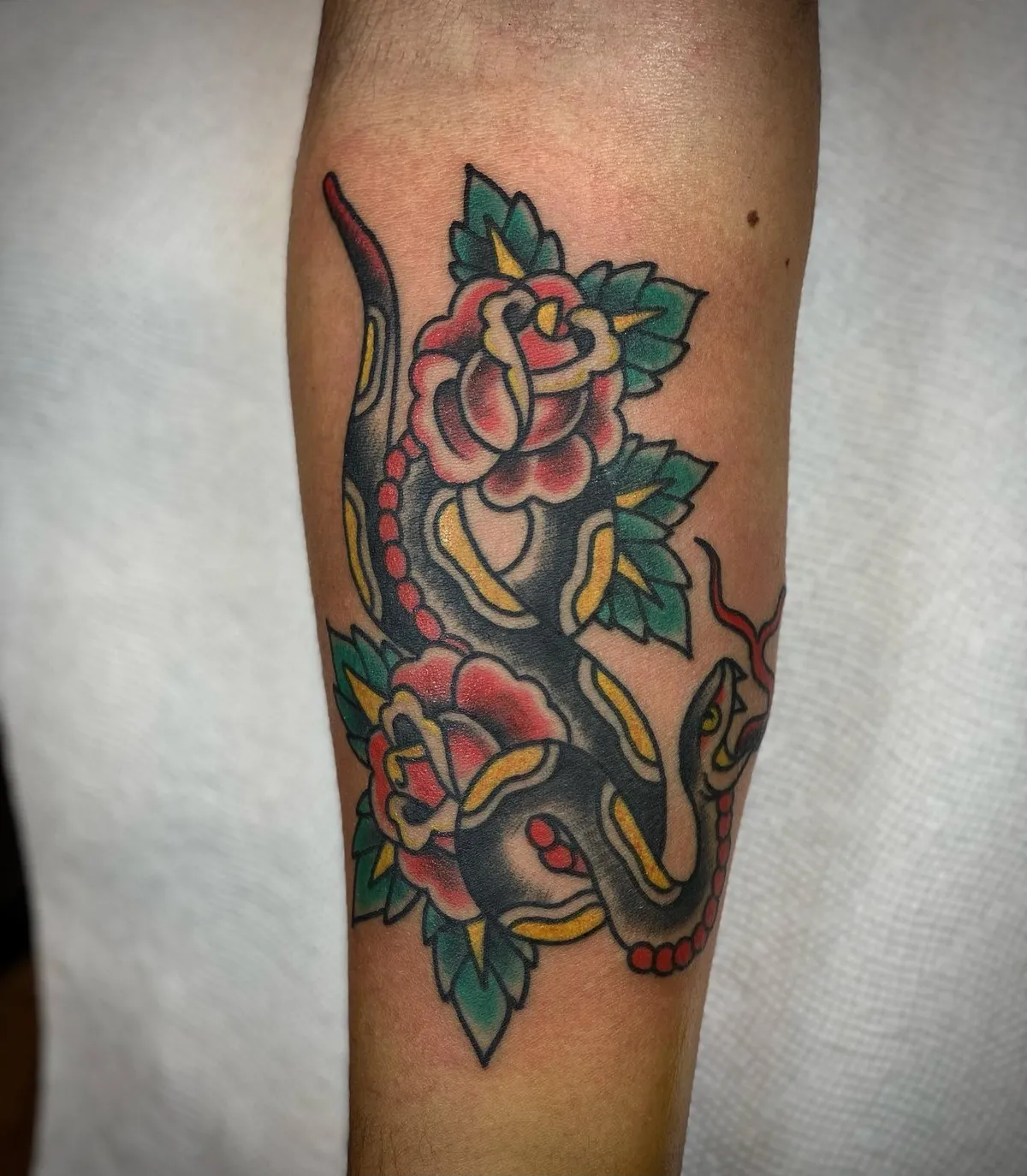 tattoo by Mathias Moretti at Golden Child Tattoo in Escondido