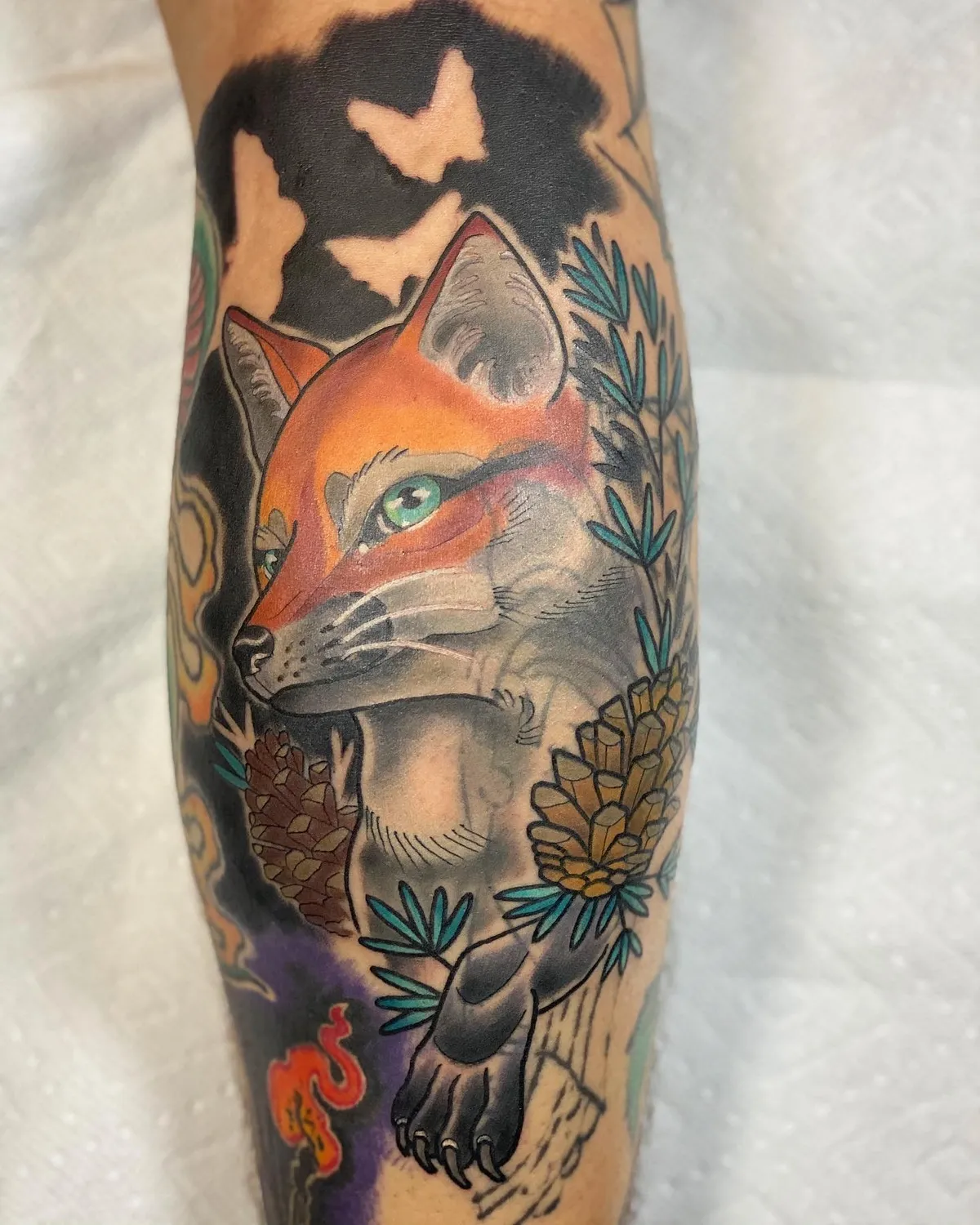 tattoo by Mathias Moretti at Golden Child Tattoo in Escondido