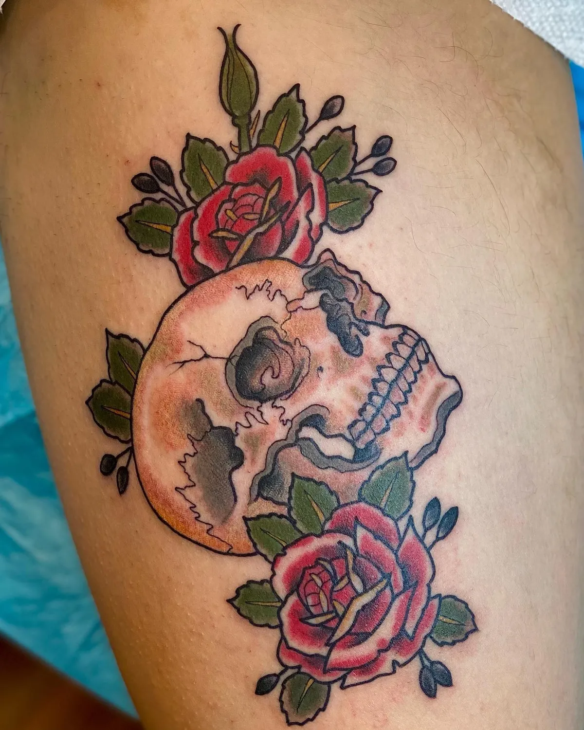 tattoo by Mathias Moretti at Golden Child Tattoo in Escondido
