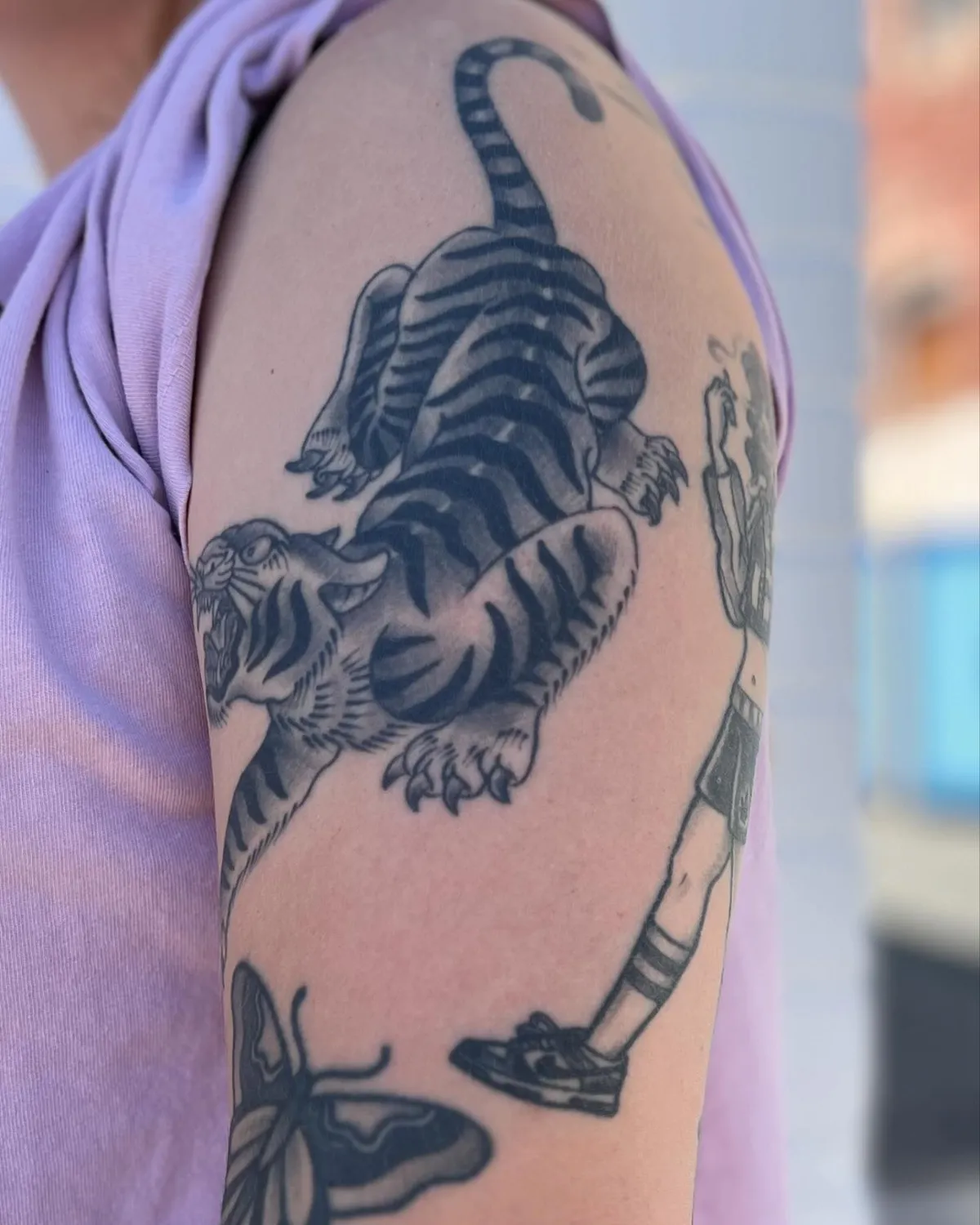 tattoo by Mathias Moretti at Golden Child Tattoo in Escondido