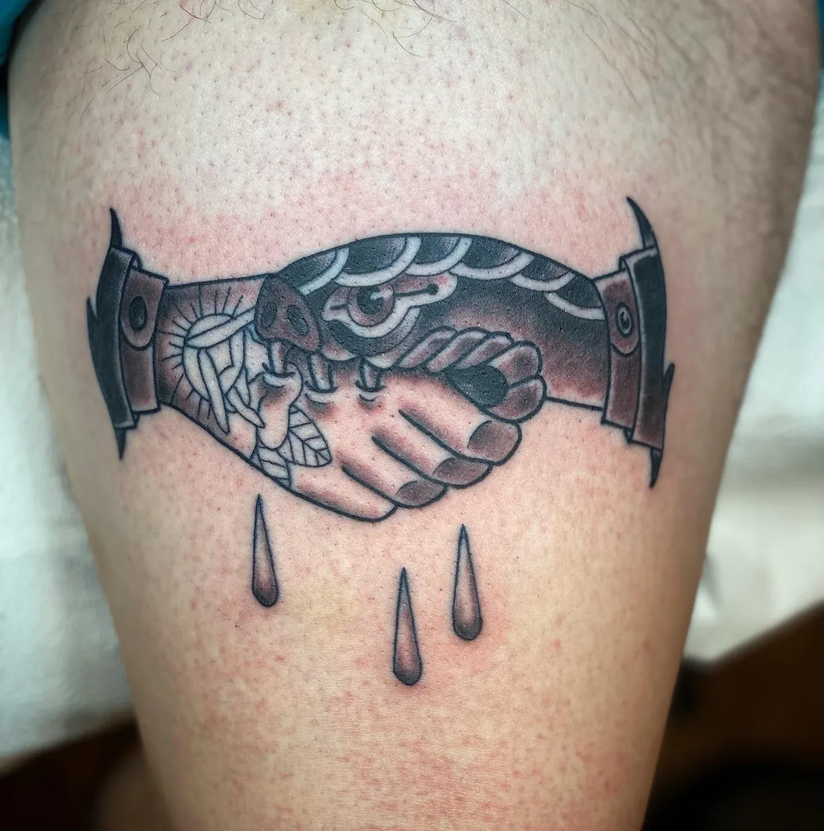 tattoo by Mathias Moretti at Golden Child Tattoo in Escondido