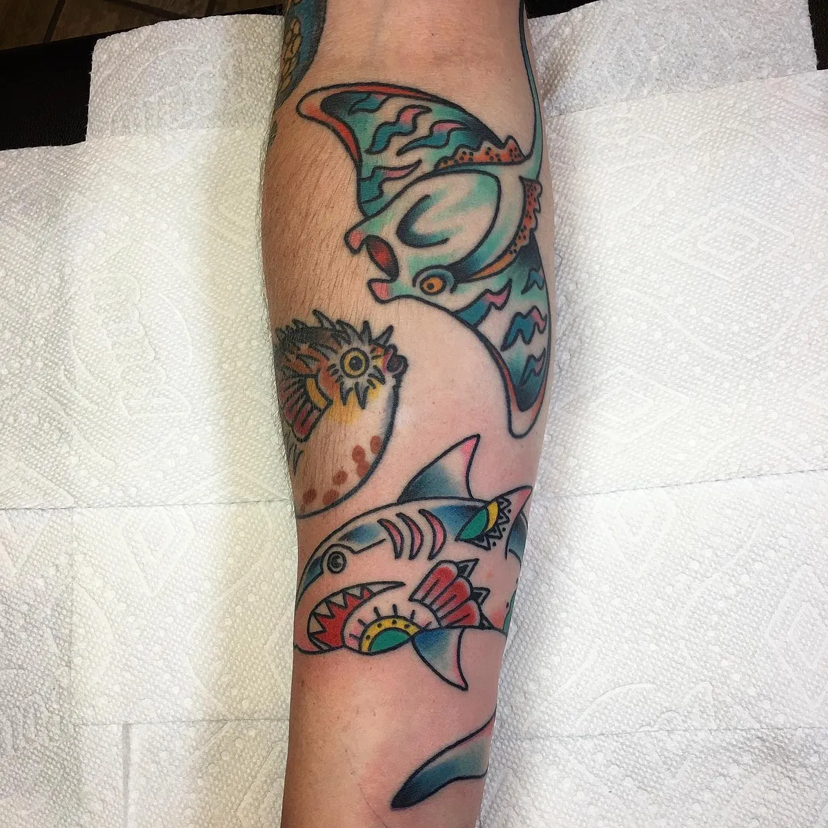 tattoo by Mathias Moretti at Golden Child Tattoo in Escondido