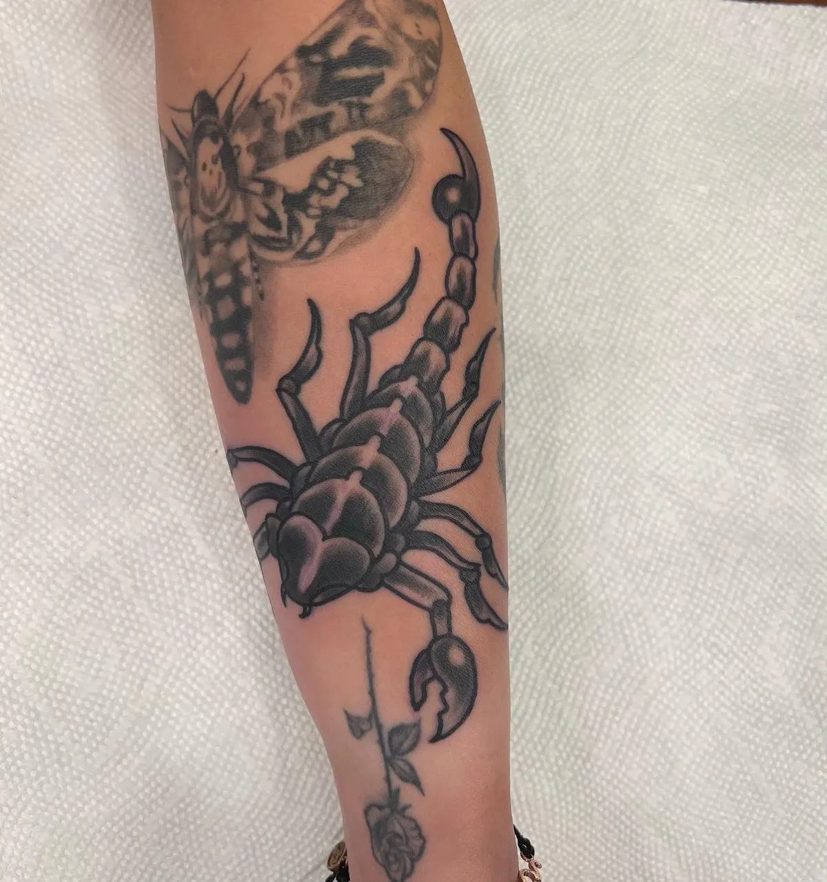tattoo by Mathias Moretti at Golden Child Tattoo in Escondido