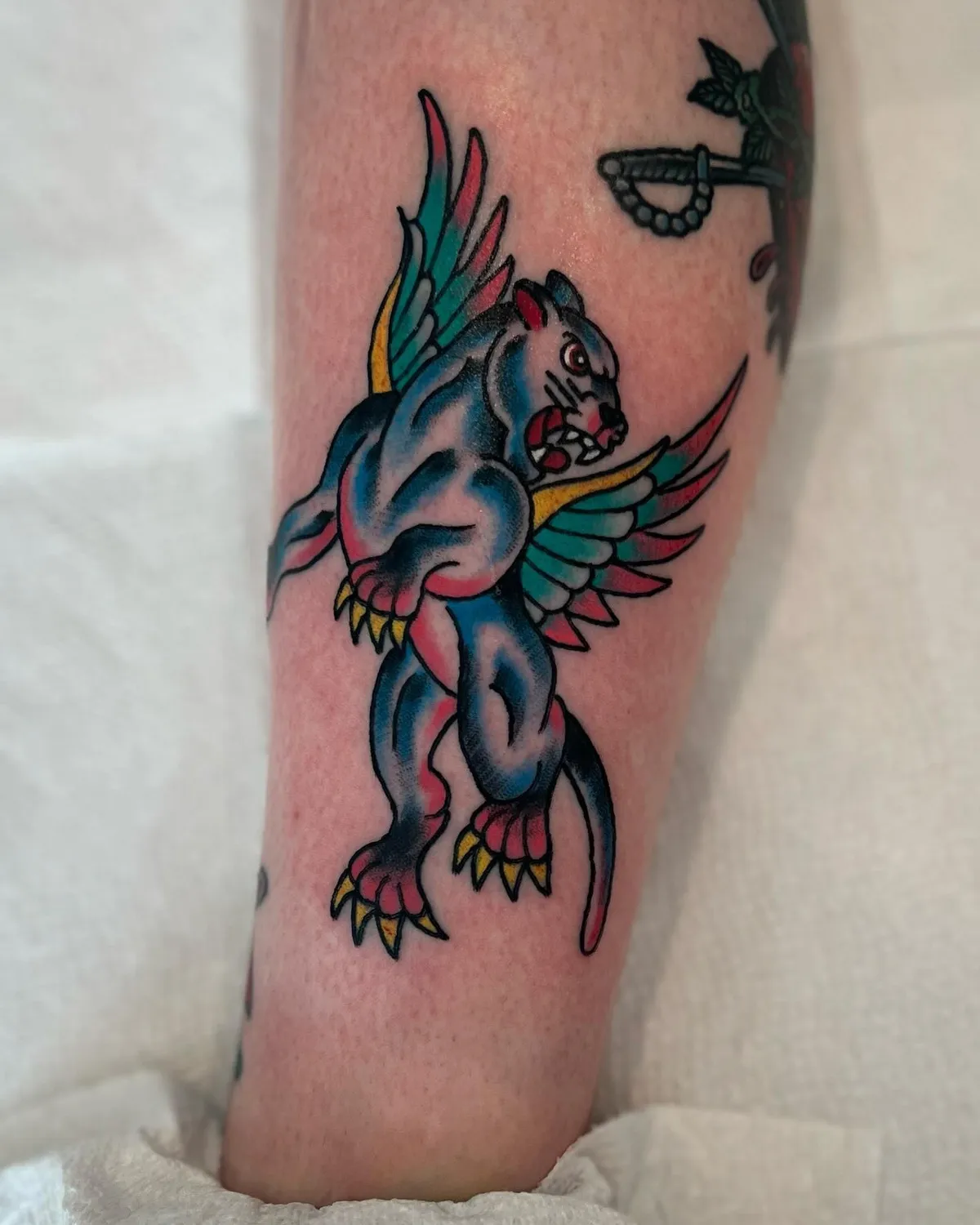 tattoo by Mathias Moretti at Golden Child Tattoo in Escondido