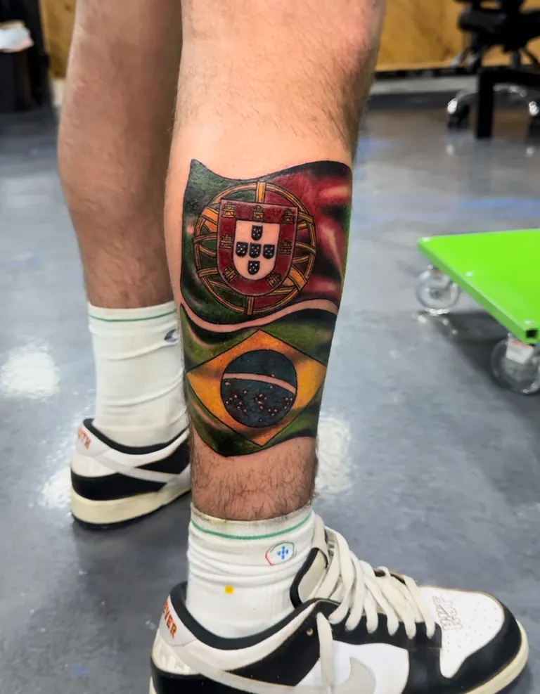 tattoo by Brandon Castillo AKA Sixer at Golden Child Tattoo in Escondido