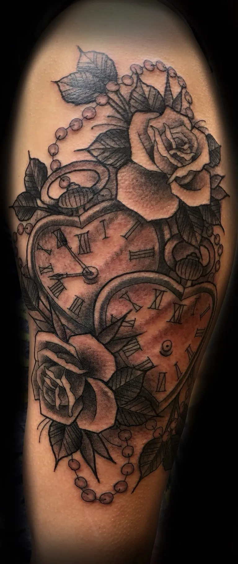 Unique tattoo by Kurt (Tatzilla) at Golden Child Tattoo in Escondido