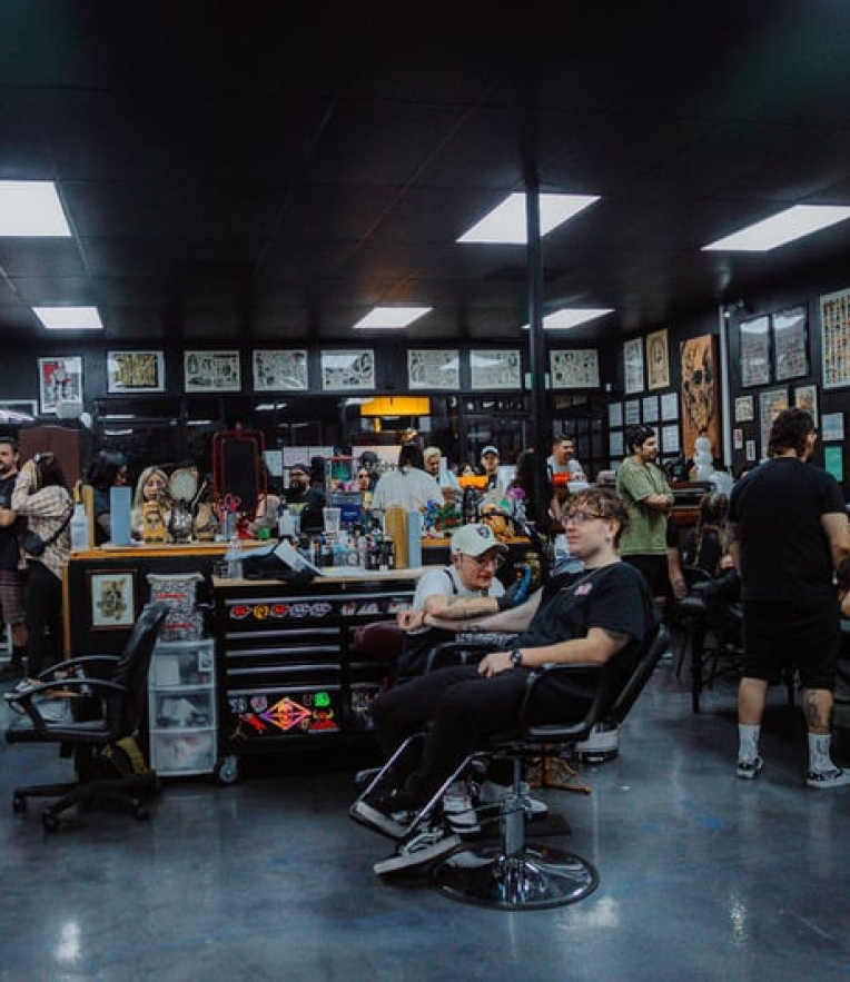 Golden Child Tattoo shop at 505 W Washington Ave, Escondido