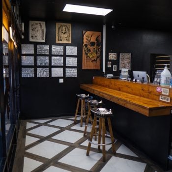 Waiting area, Golden Child Tattoo