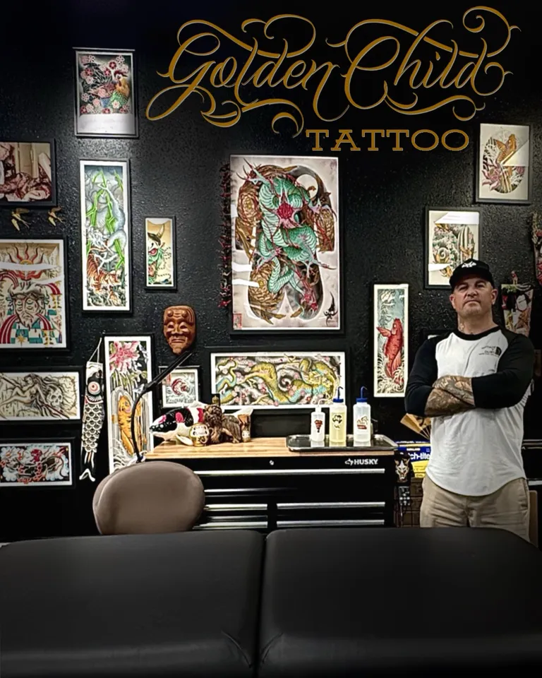 Kurt at Golden Child Tattoo