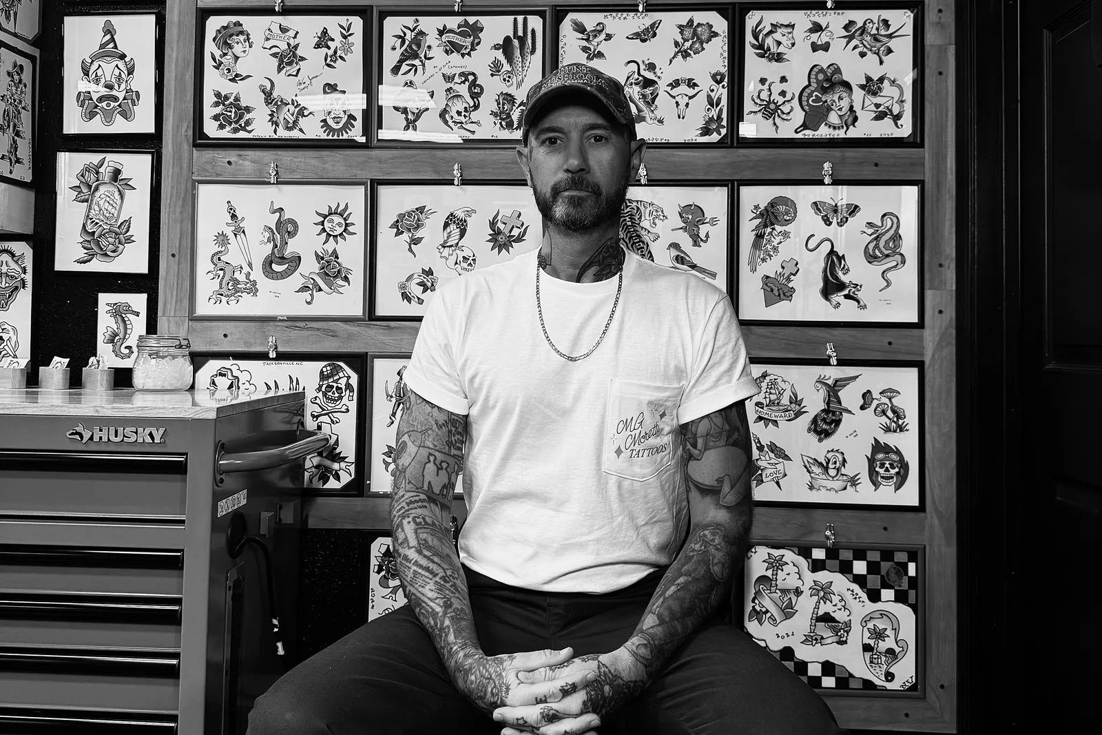 Mathias at Golden Child Tattoo