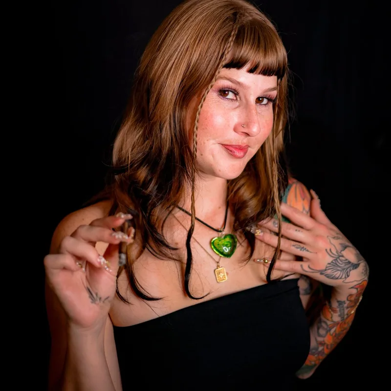 Olivia Thompson, tattoo artist at Golden Child Tattoo in Escondido