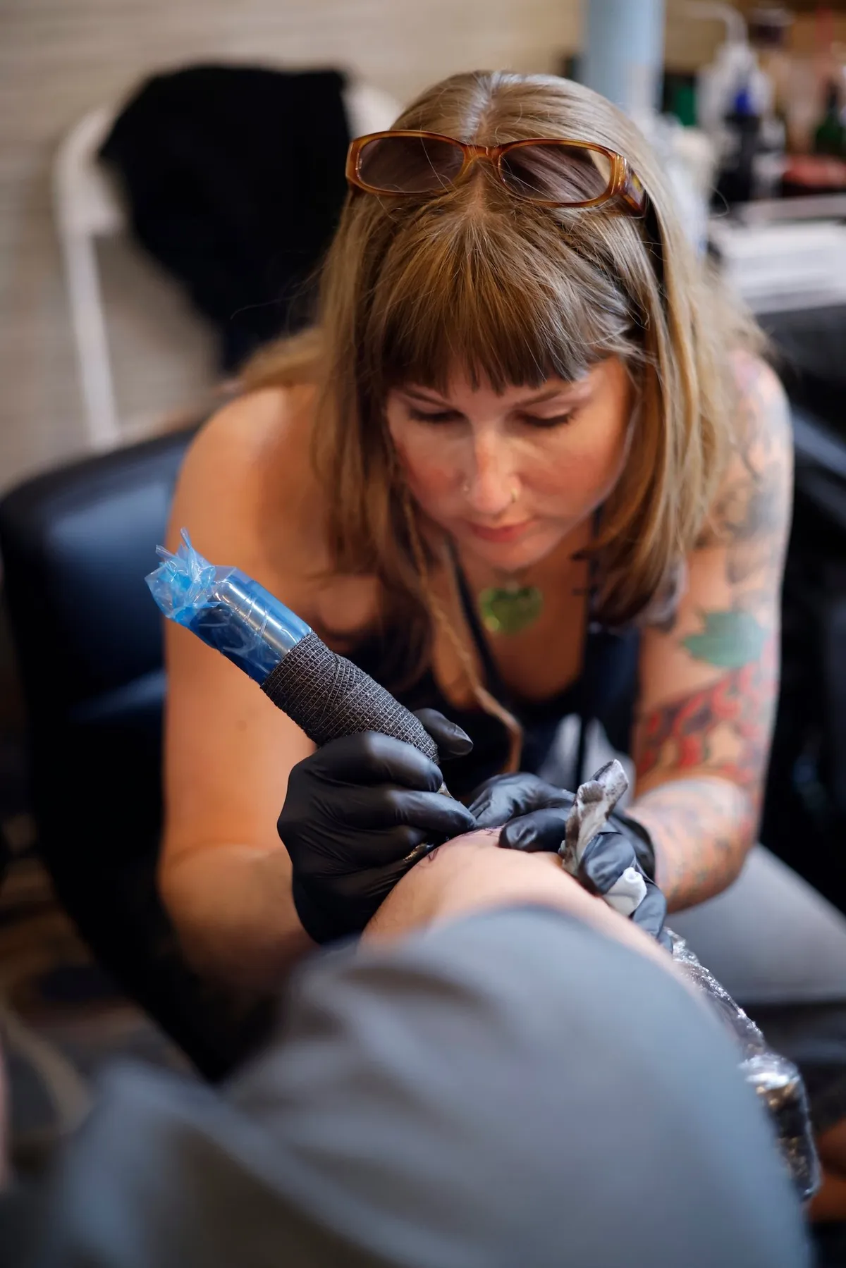 Olivia at Golden Child Tattoo