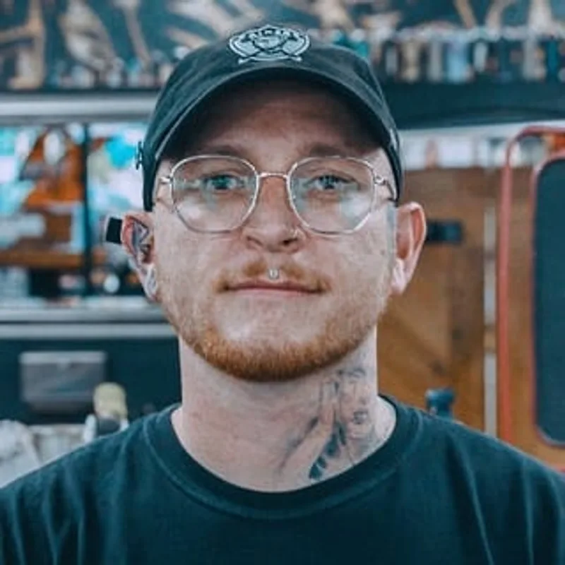 Estefan Ortiz AKA Rayz, artist at Golden Child Tattoo in Escondido