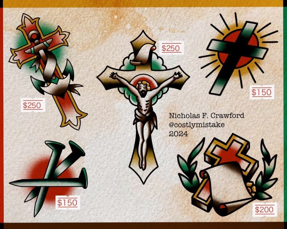 Christian Symbols Flash by Nick